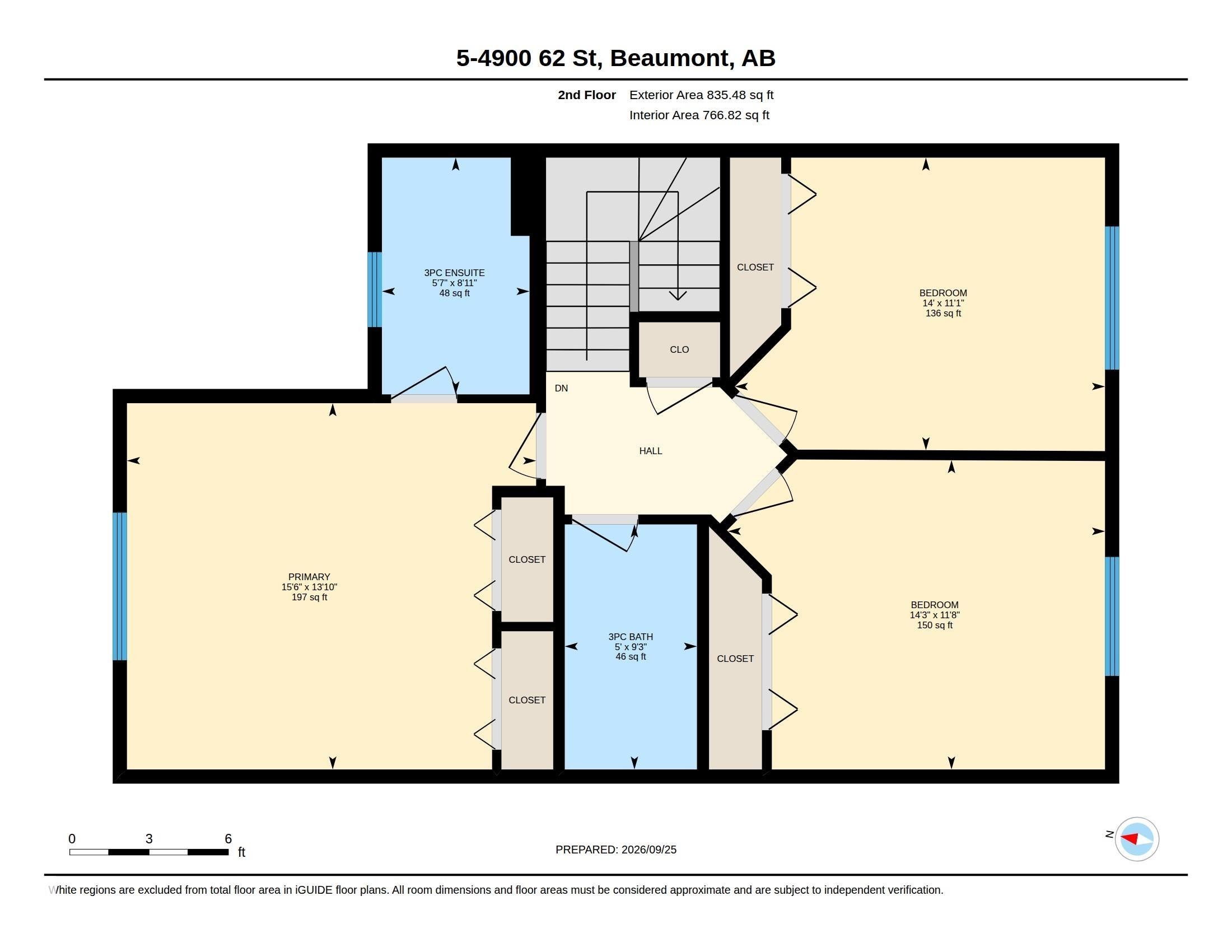 Floor plan - #5 4900 62 St, Beaumont, AB