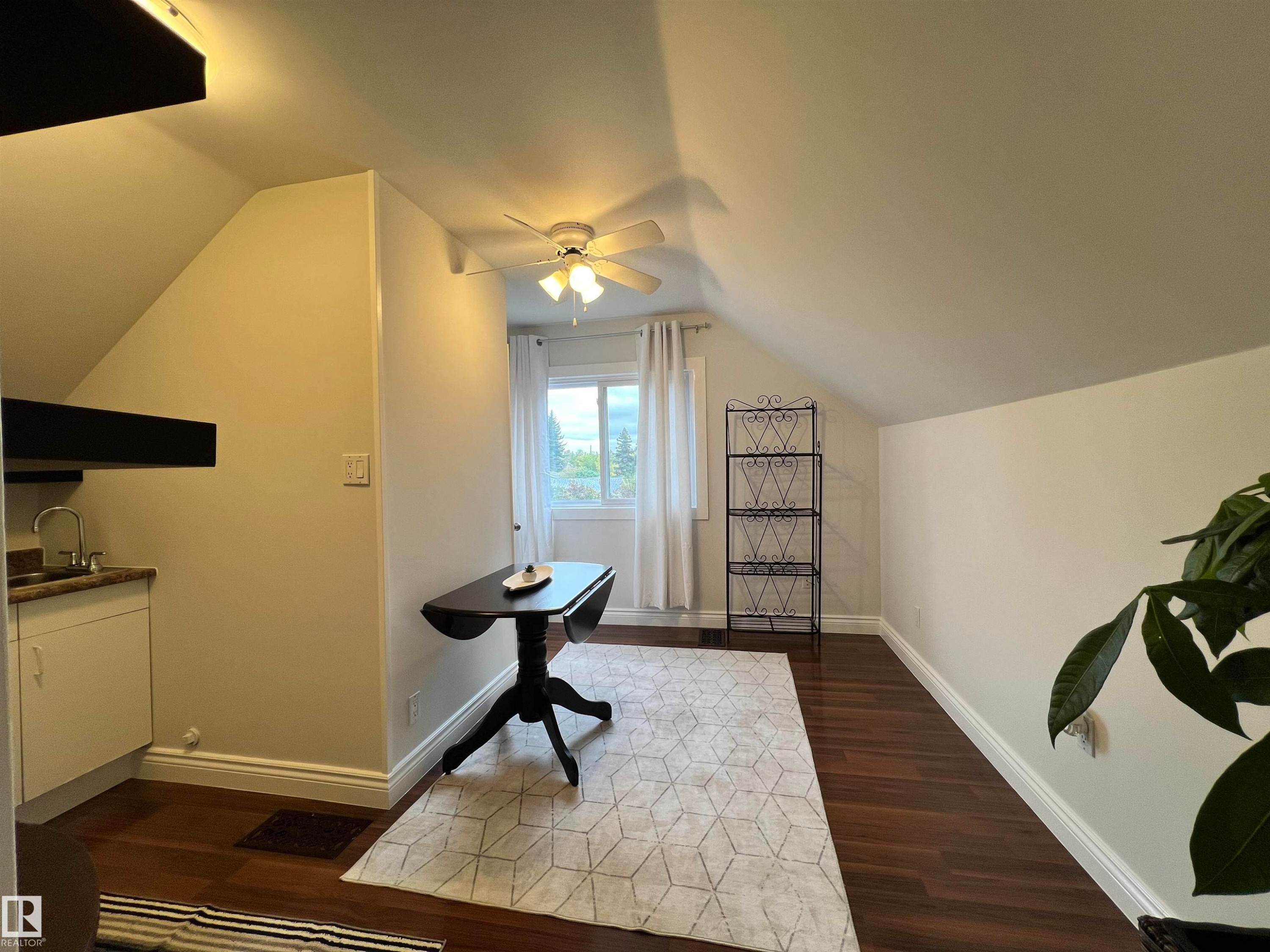 Wood-finish flooring throughout - 11908 131 Street Nw, Edmonton, AB