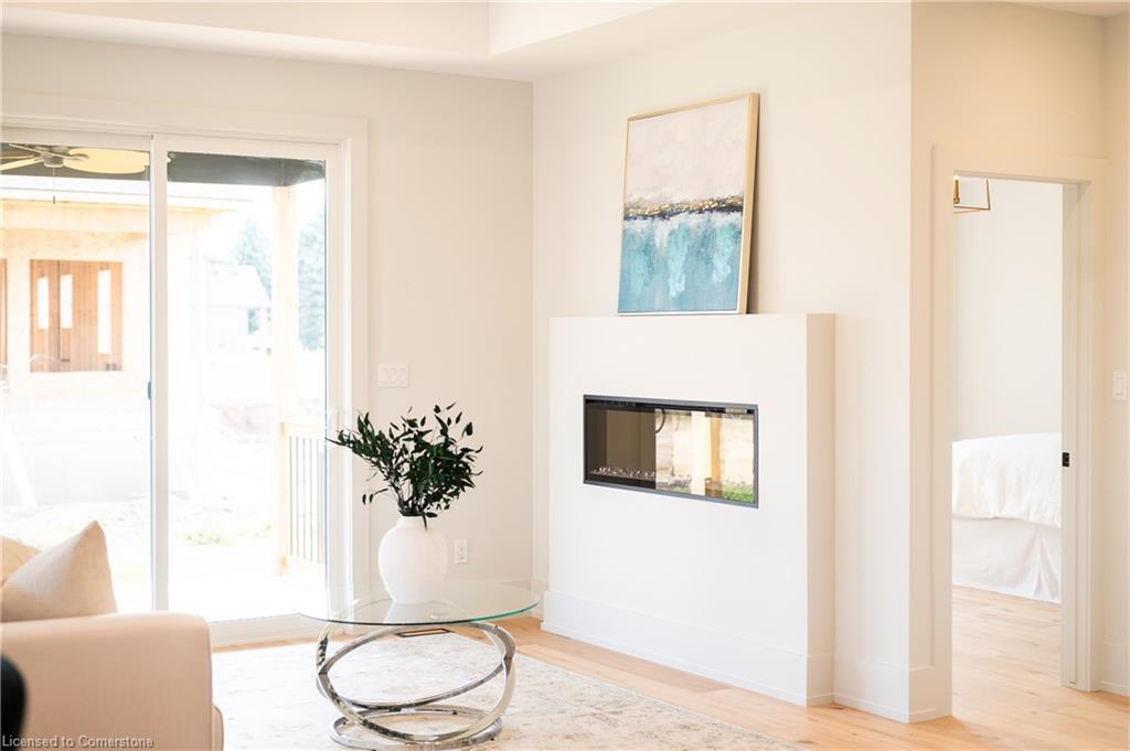 19 Oakley Drive, Niagara-On-The-Lake, ON - Indoor Photo Showing Living Room With Fireplace