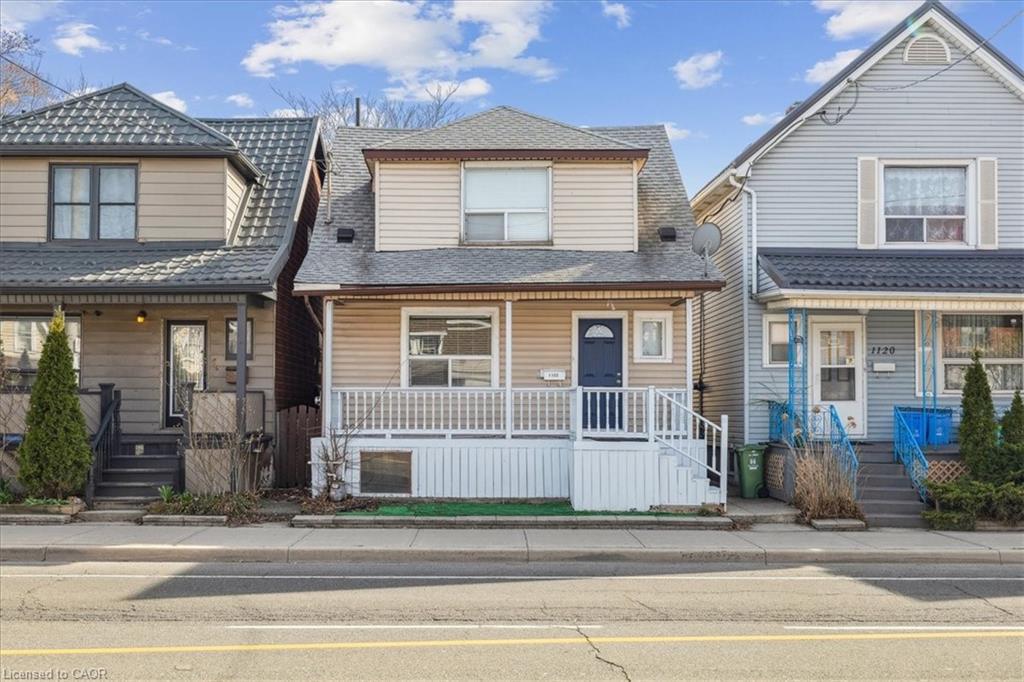 1122 Cannon Street E, Hamilton, ON - Outdoor With Deck Patio Veranda With Facade