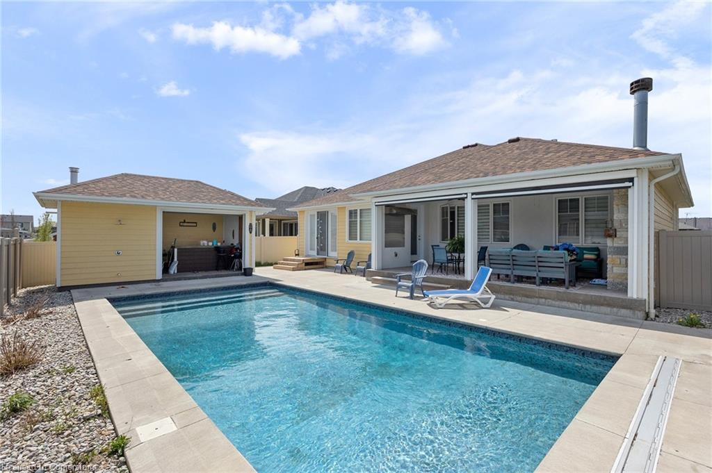 5 Fracas Court, Kingsville, ON - Outdoor With In Ground Pool With Deck Patio Veranda