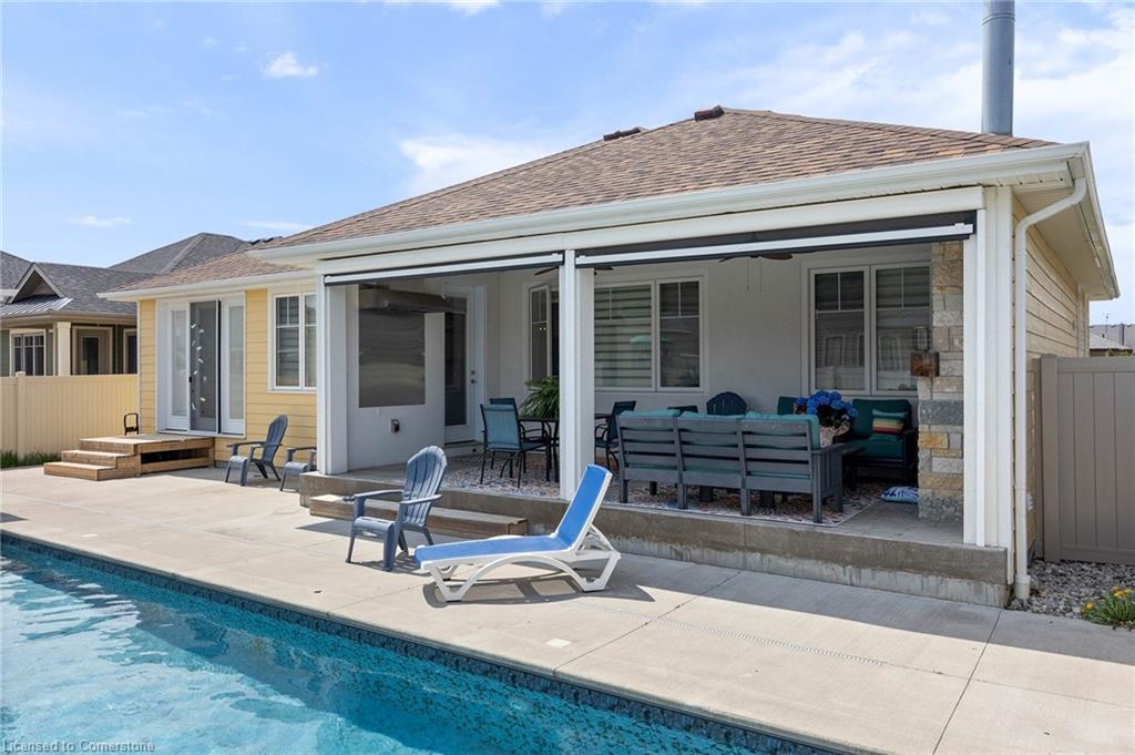 5 Fracas Court, Kingsville, ON - Outdoor With In Ground Pool With Deck Patio Veranda