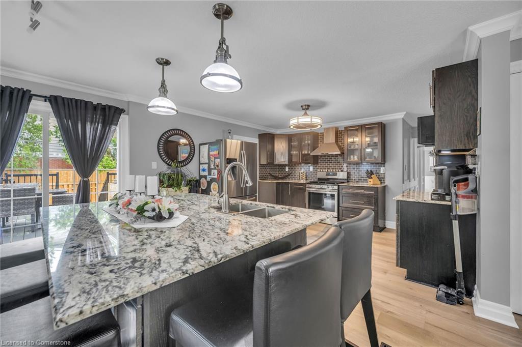 205 Sanatorium Road, Hamilton, ON - Indoor Photo Showing Kitchen With Upgraded Kitchen