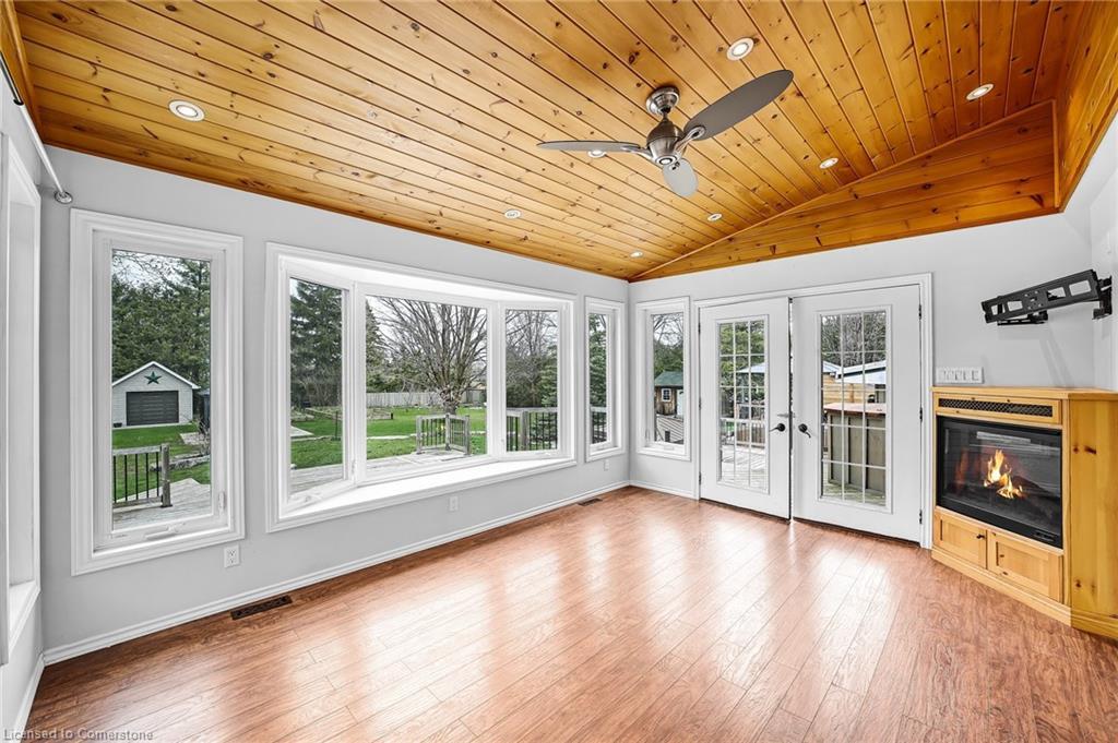 96 Elgin Street, Kawartha Lakes, ON - Indoor Photo Showing Other Room With Fireplace