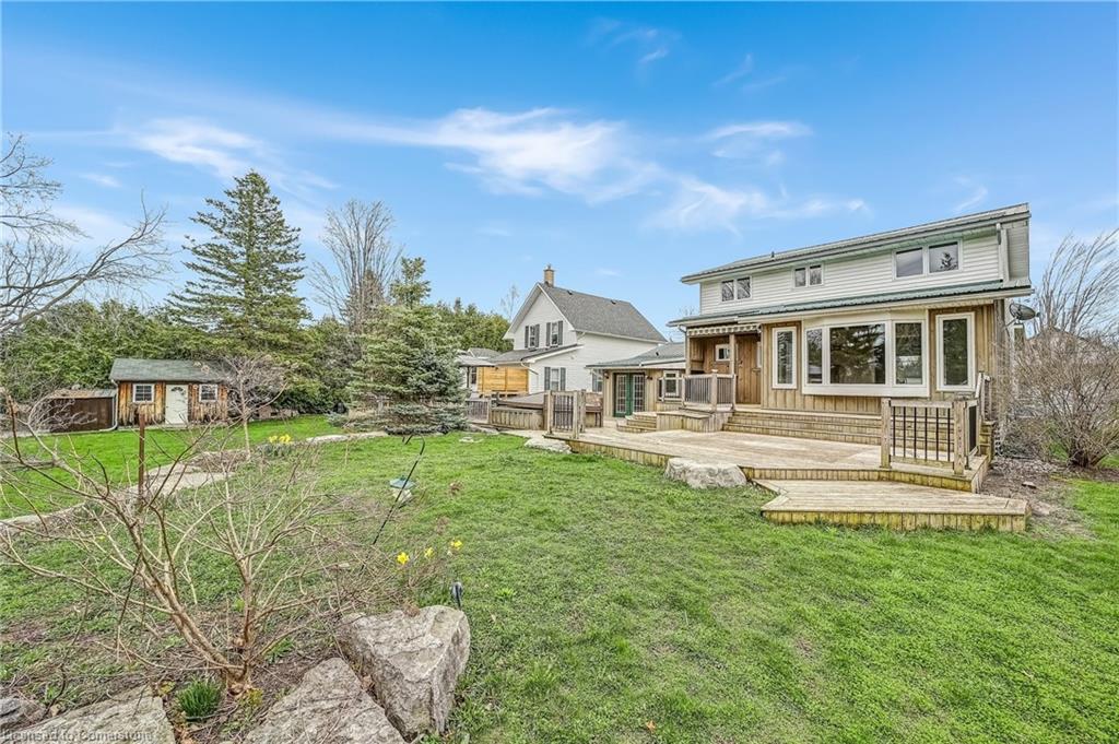 96 Elgin Street, Kawartha Lakes, ON - Outdoor With Deck Patio Veranda