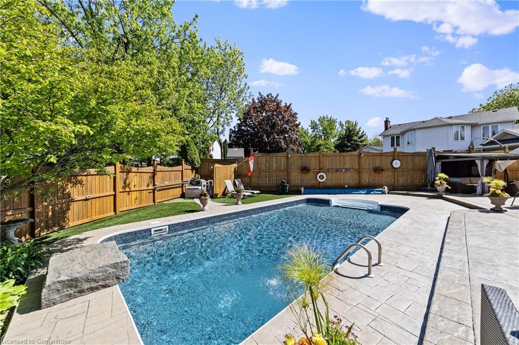 2131 Upland Drive, Burlington, ON - Outdoor With In Ground Pool With Backyard
