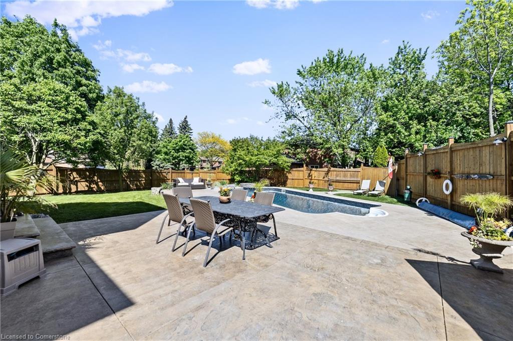 2131 Upland Drive, Burlington, ON - Outdoor With In Ground Pool With Backyard