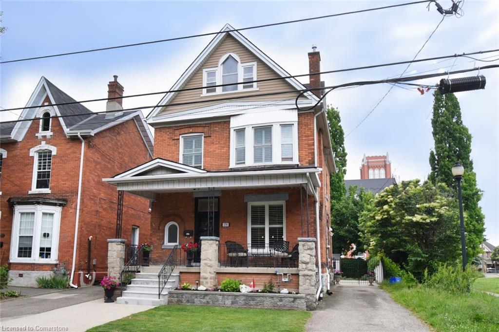 179 Macnab Street N, Hamilton, ON - Outdoor With Deck Patio Veranda With Facade