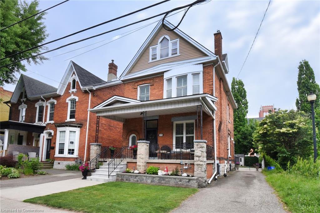 179 Macnab Street N, Hamilton, ON - Outdoor With Deck Patio Veranda With Facade