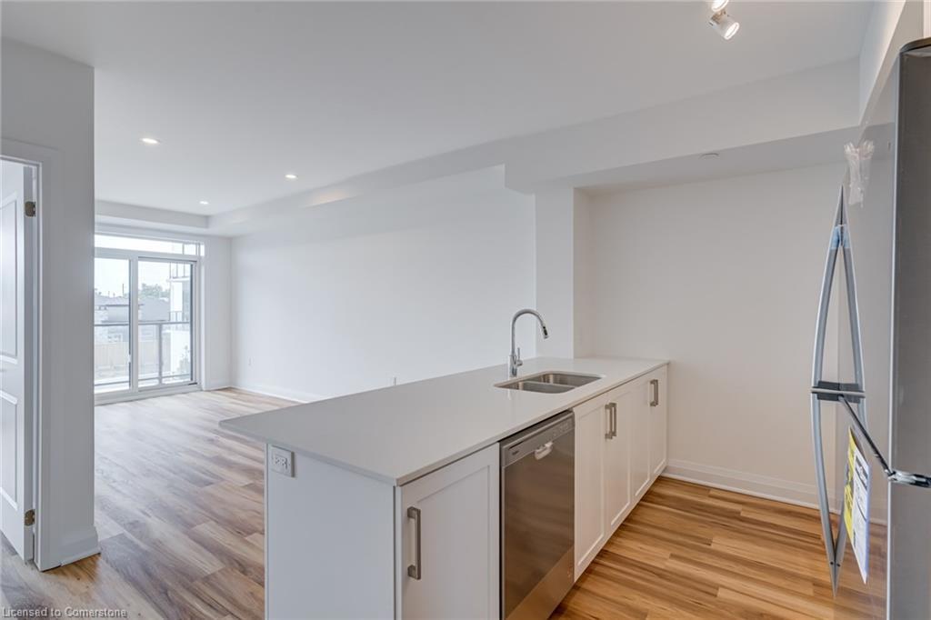 221-1936 Rymal Road E, Hamilton, ON - Indoor Photo Showing Kitchen With Double Sink