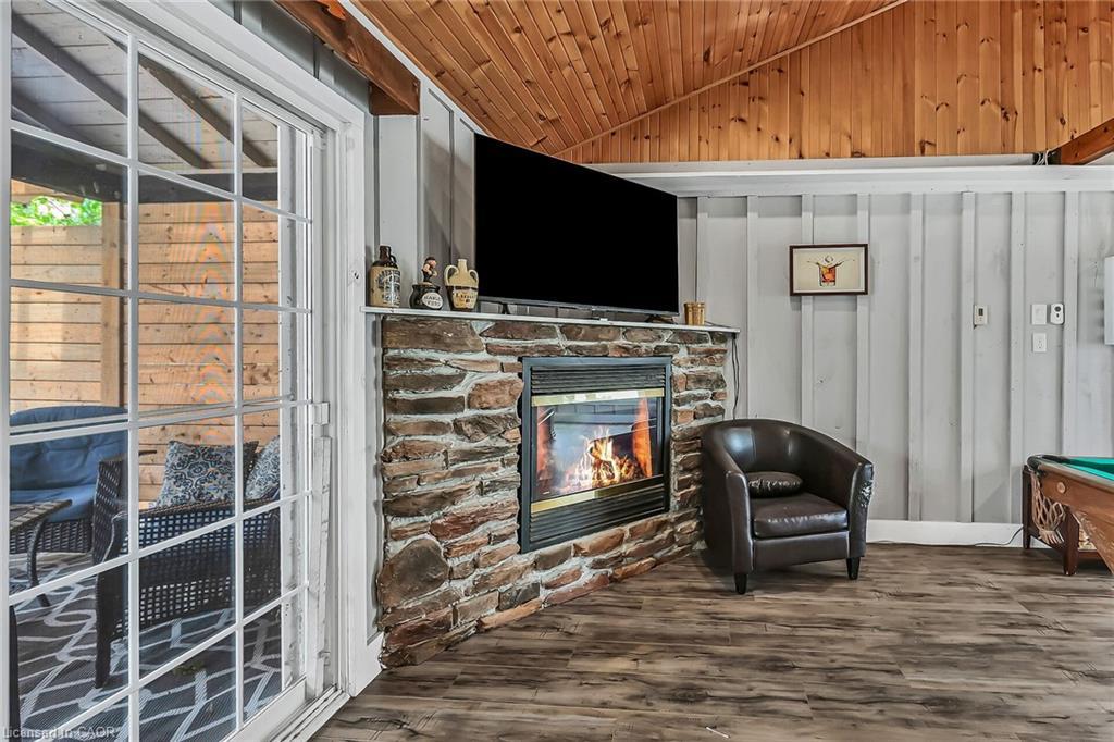 4 Clifford Street, Port Dover, ON - Indoor With Fireplace