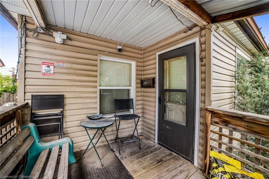 127 Province Street N, Hamilton, ON - Outdoor With Deck Patio Veranda With Exterior
