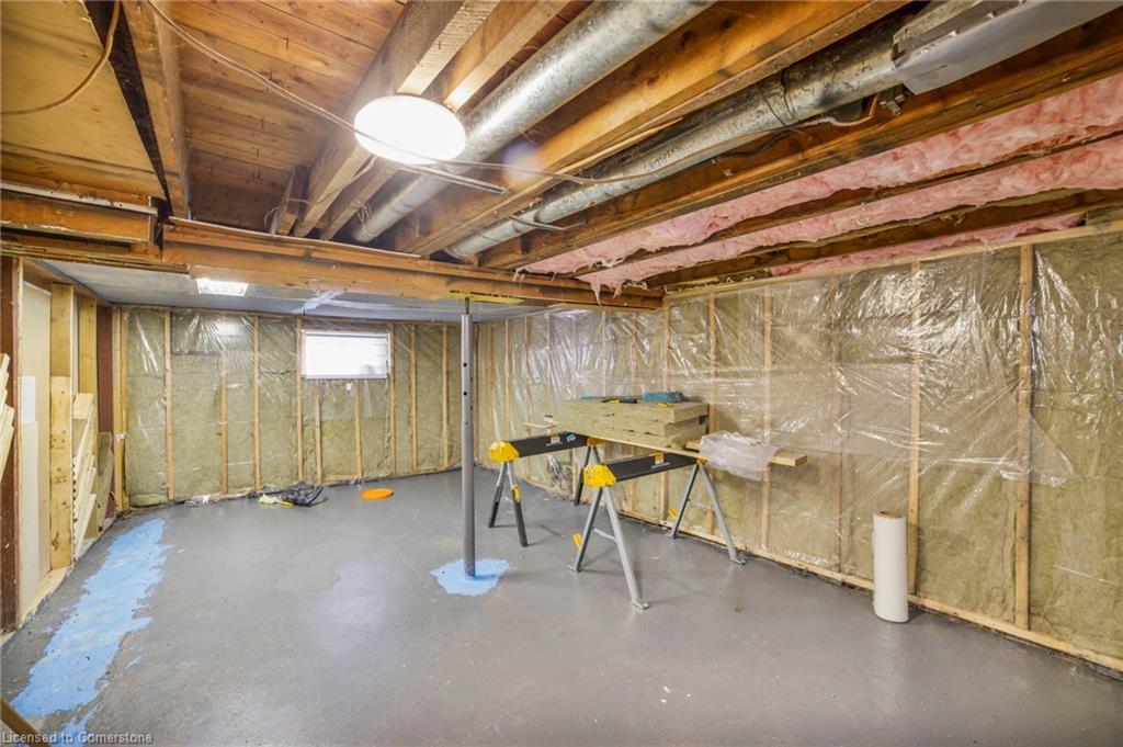 127 Province Street N, Hamilton, ON - Indoor Photo Showing Basement