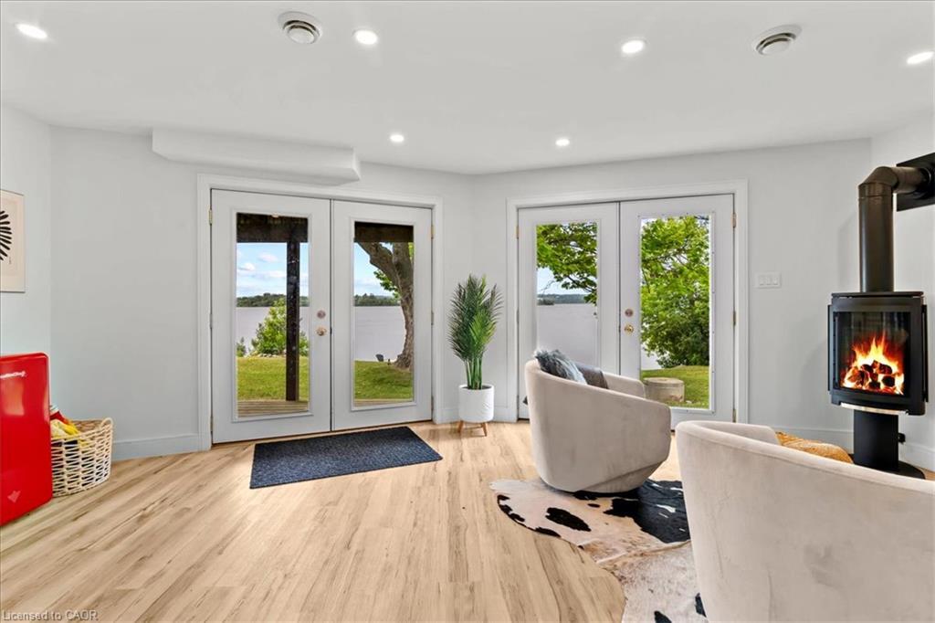 14 Parker Drive, Roseneath, ON - Indoor Photo Showing Other Room With Fireplace