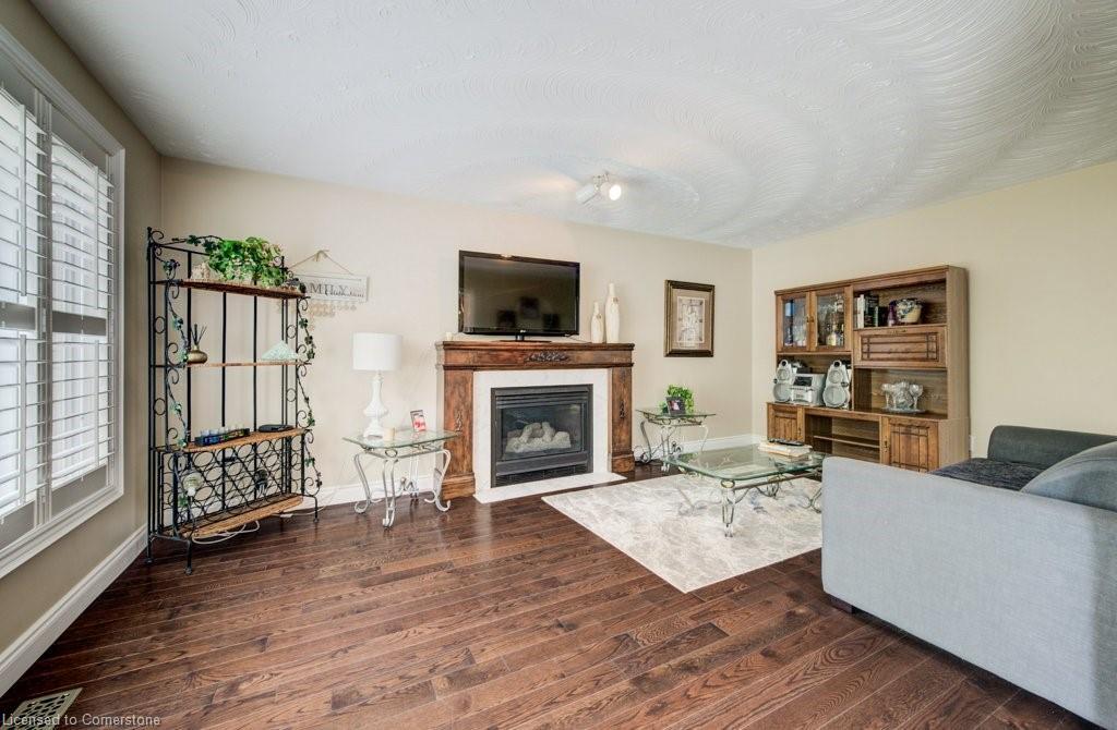 1056 Plains View Avenue, Burlington, ON - Indoor Photo Showing Living Room With Fireplace