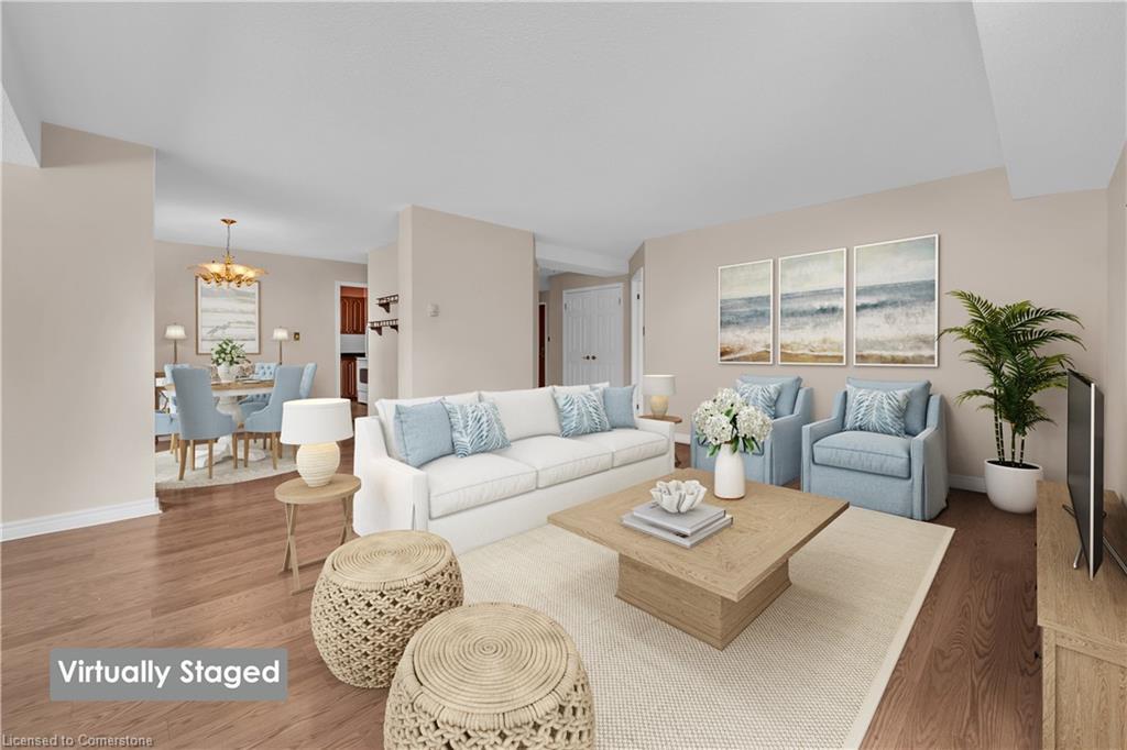 203-67 Caroline Street S, Hamilton, ON - Indoor Photo Showing Living Room