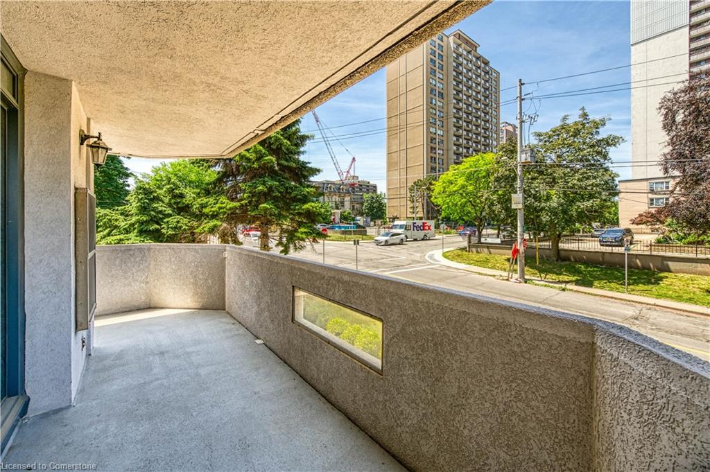 203-67 Caroline Street S, Hamilton, ON - Outdoor With Balcony With Exterior
