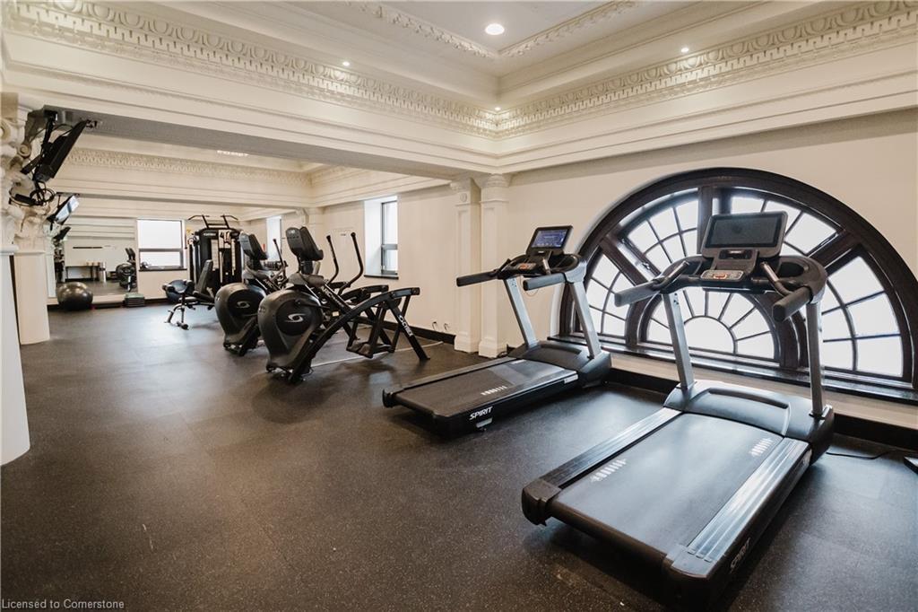 Lph13-118 King Street E, Hamilton, ON - Indoor Photo Showing Gym Room