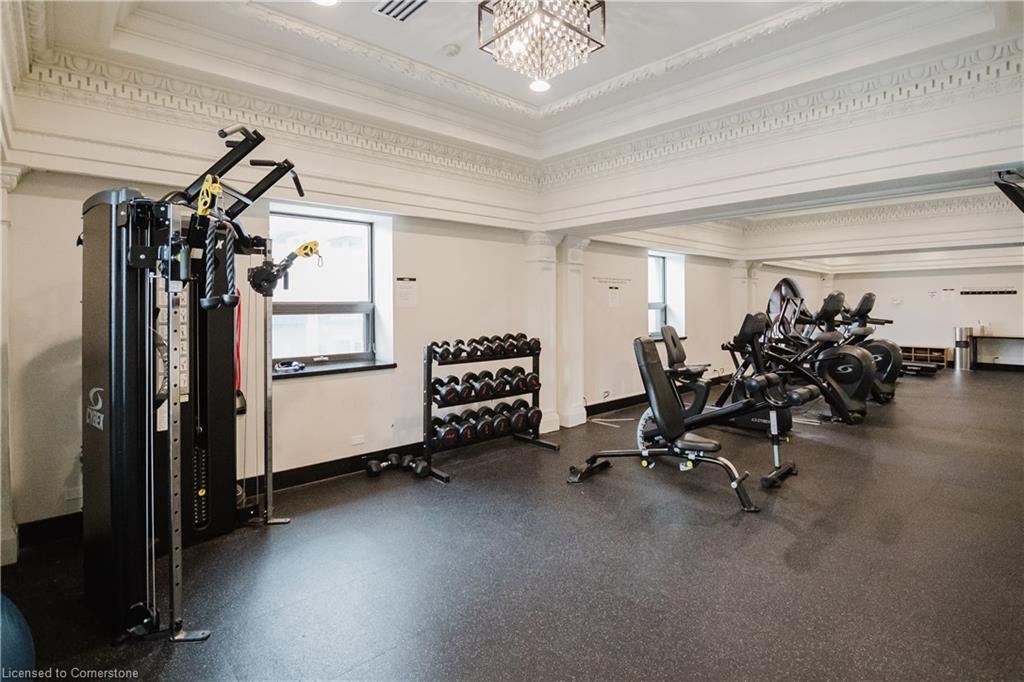 Lph13-118 King Street E, Hamilton, ON - Indoor Photo Showing Gym Room
