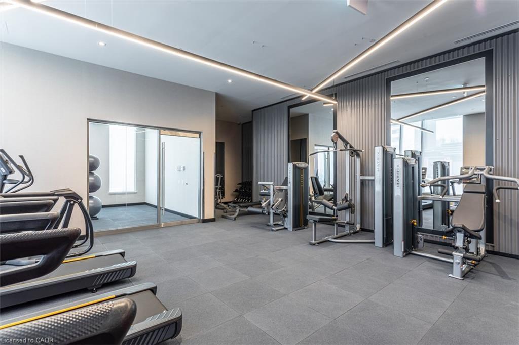 308-212 King William Street, Hamilton, ON - Indoor Photo Showing Gym Room
