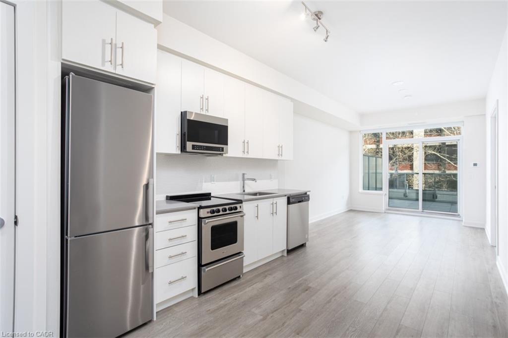308-212 King William Street, Hamilton, ON - Indoor Photo Showing Kitchen With Stainless Steel Kitchen