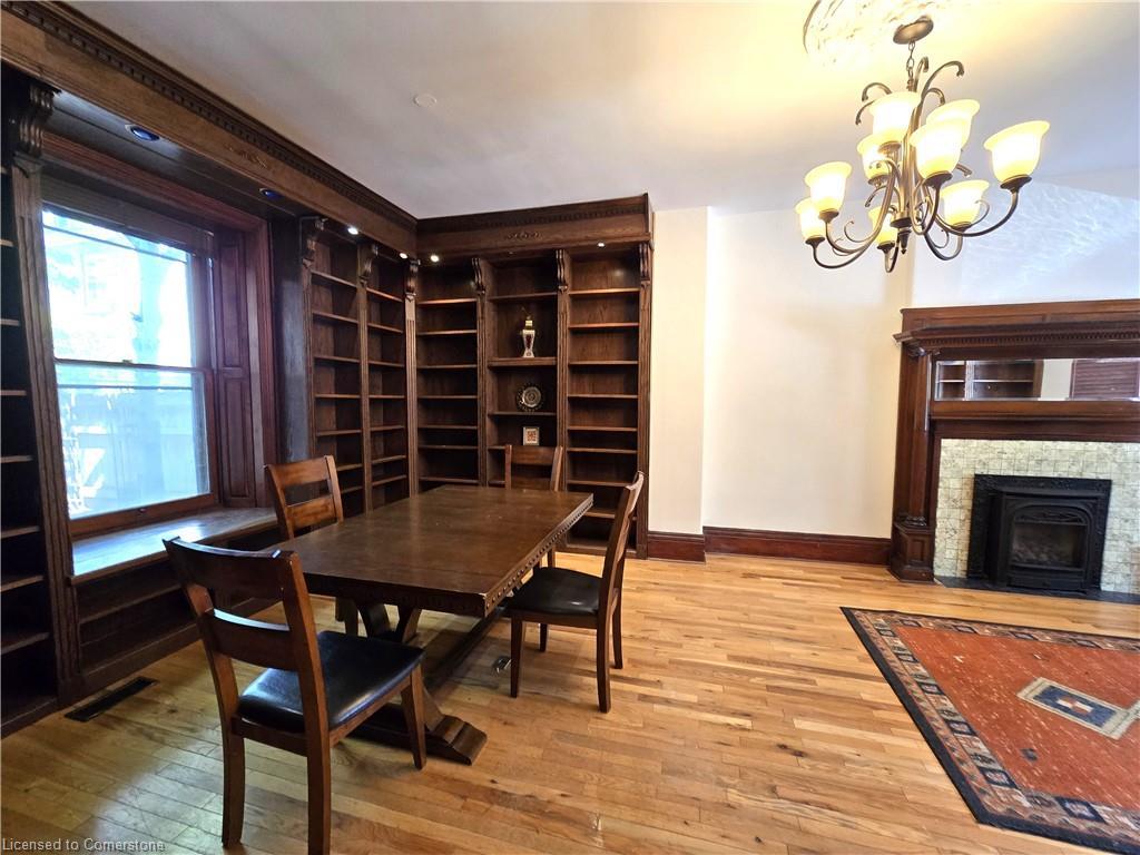 208 King Street E, Kingston, ON - Indoor Photo Showing Dining Room With Fireplace