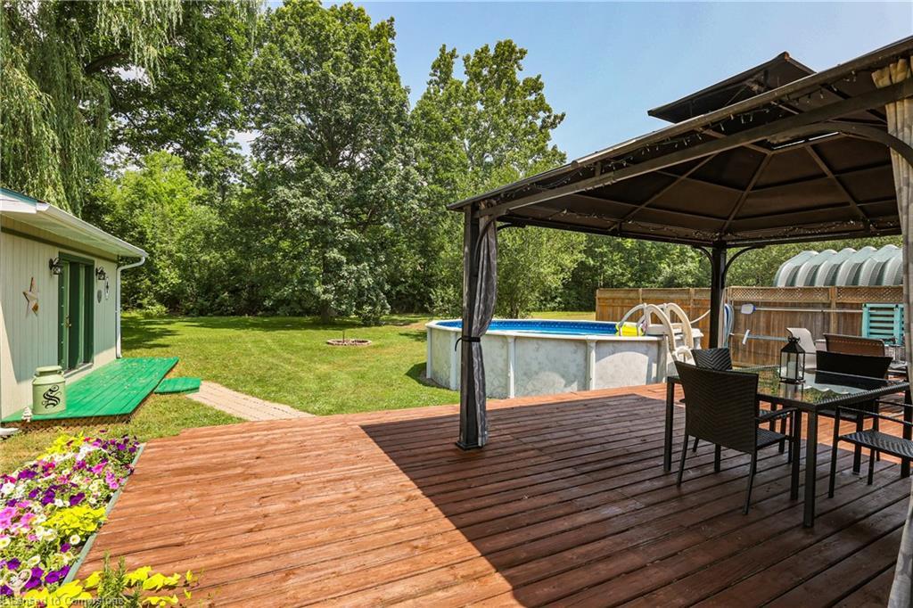 1954 Grayson Avenue, Fort Erie, ON - Outdoor With Above Ground Pool With Deck Patio Veranda With Exterior