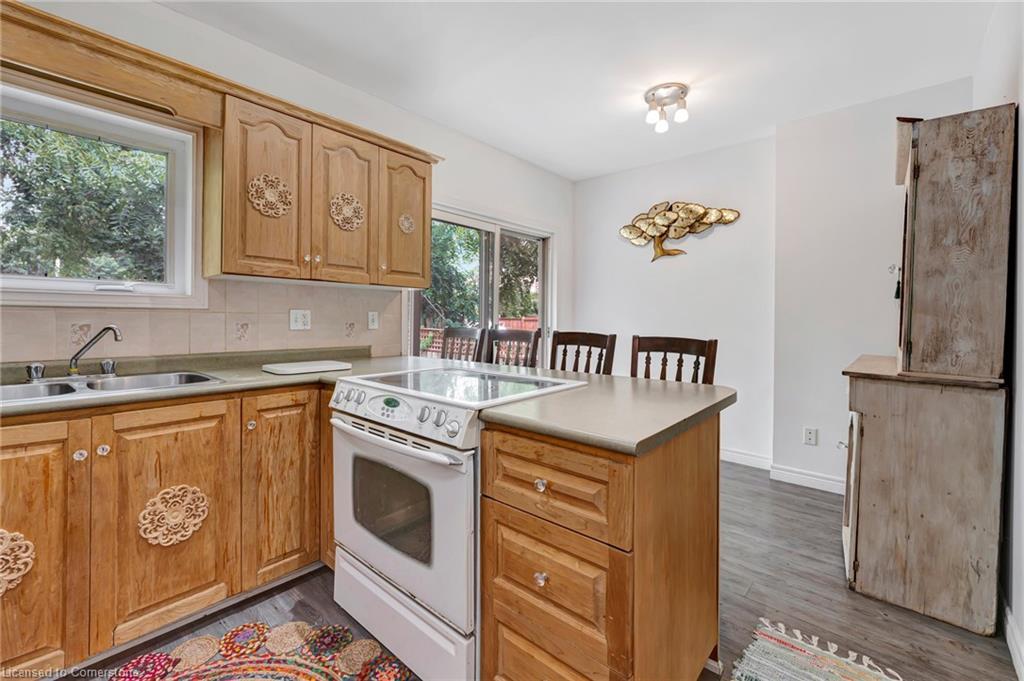 42 Shanley Street, Kitchener, ON - Indoor Photo Showing Kitchen With Double Sink