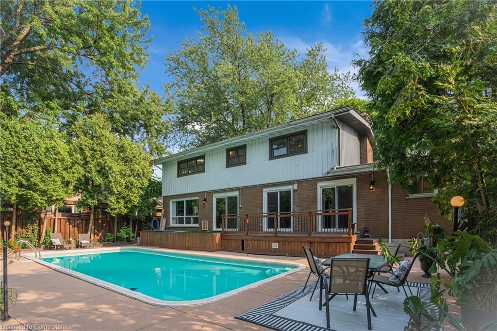 316 Fennell Avenue W, Hamilton, ON - Outdoor With In Ground Pool With Deck Patio Veranda