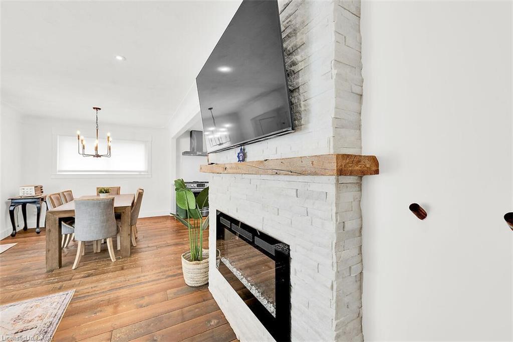 28 Marion Crescent, Dundas, ON - Indoor With Fireplace