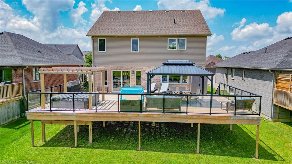 122 Bridge Crescent, Palmerston, ON - Outdoor With Deck Patio Veranda