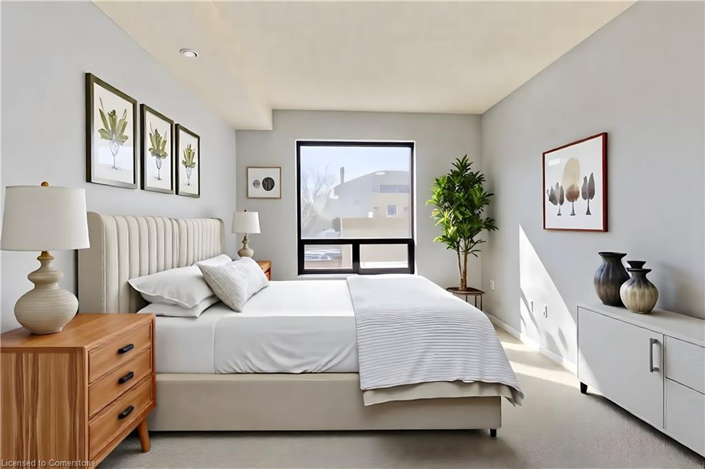 204-10 Ellen Street E, Kitchener, ON - Indoor Photo Showing Bedroom