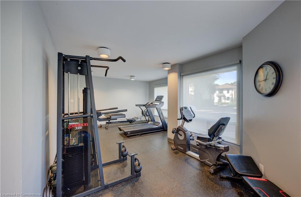 204-10 Ellen Street E, Kitchener, ON - Indoor Photo Showing Gym Room