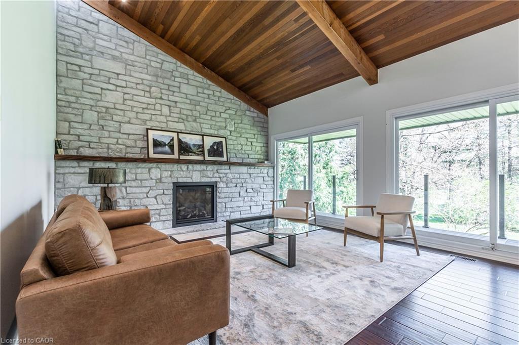 6353 Mcniven Road, Burlington, ON - Indoor With Fireplace