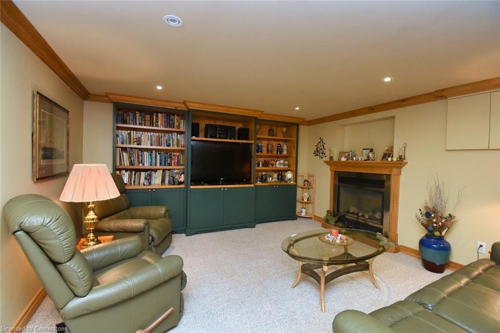 4131 Lorraine Crescent, Burlington, ON - Indoor Photo Showing Other Room With Fireplace