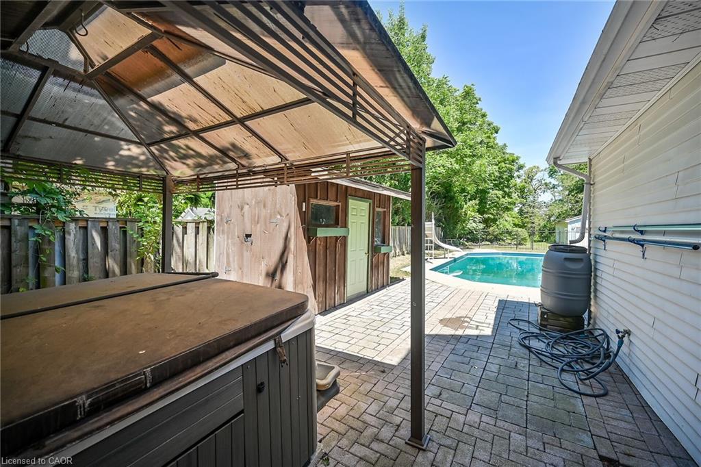 94 Sutherland Street W, Caledonia, ON - Outdoor With In Ground Pool With Exterior