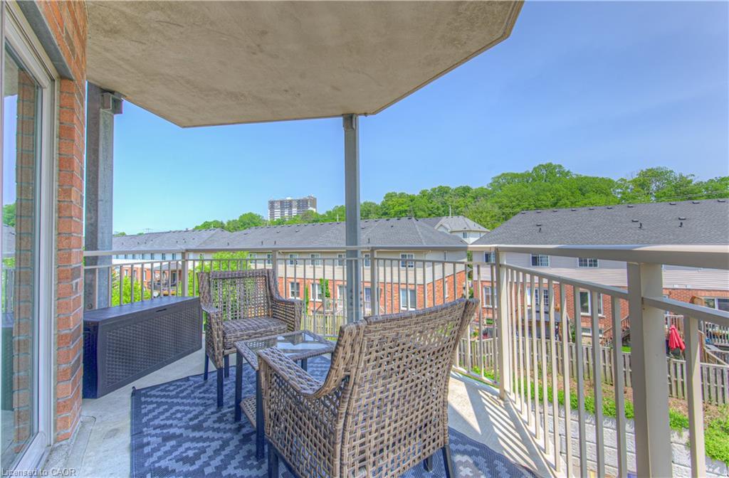 407-155 Water Street S, Cambridge, ON - Outdoor With Deck Patio Veranda With Exterior