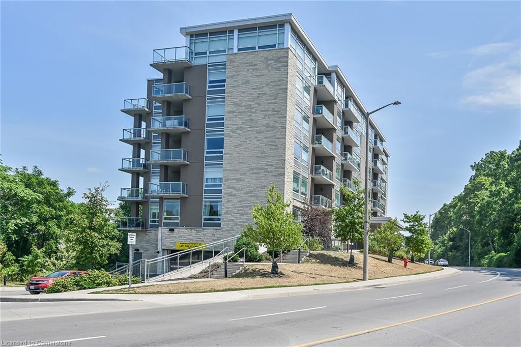 307-455 Charlton Avenue E, Hamilton, ON - Outdoor With Balcony With Facade