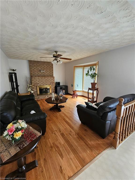 62 Landron Avenue, Hamilton, ON - Indoor With Fireplace