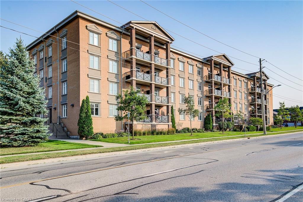 401-2 Colonial Drive, Guelph, ON - Outdoor With Balcony With Facade