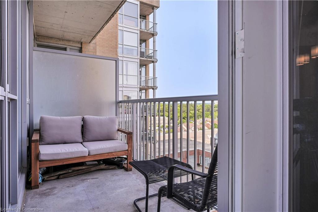 802-191 King Street S, Waterloo, ON - With Balcony With Exterior