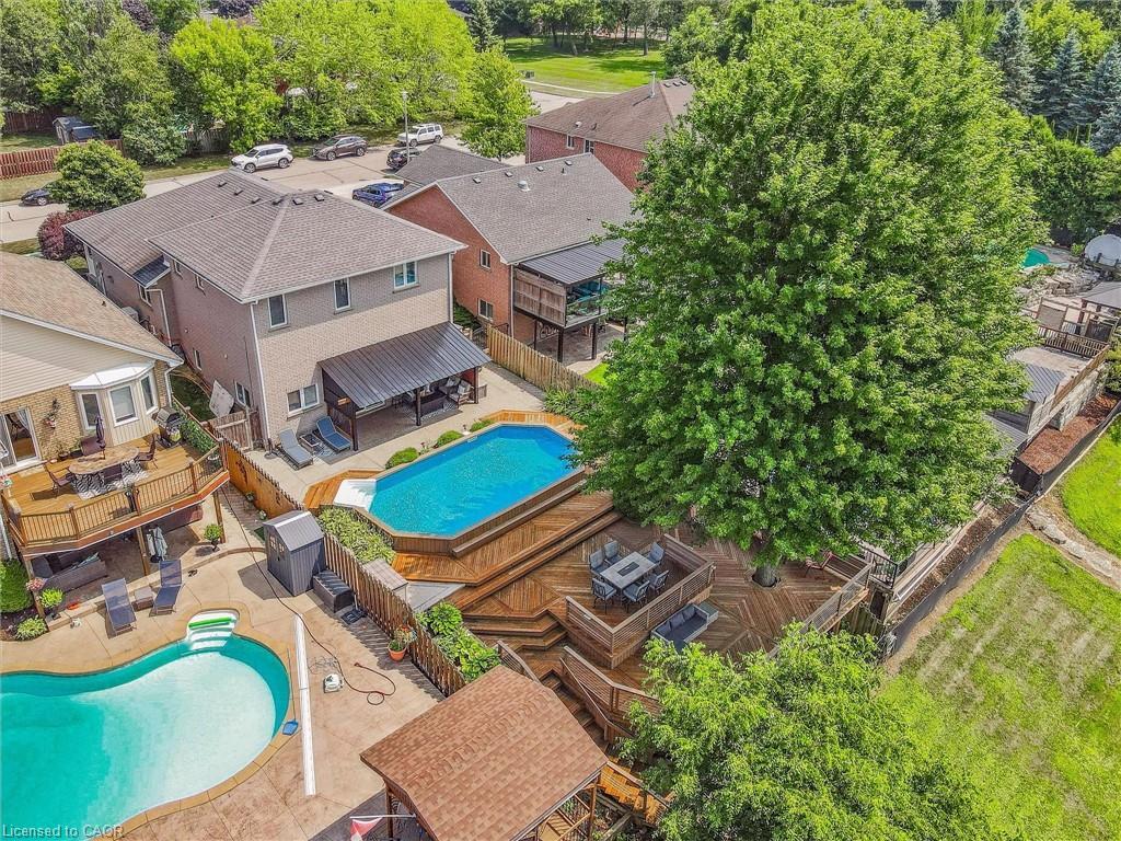 114 Delavan Drive, Cambridge, ON - Outdoor With In Ground Pool With Deck Patio Veranda