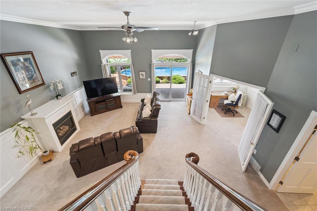 114 Delavan Drive, Cambridge, ON - Indoor With Fireplace
