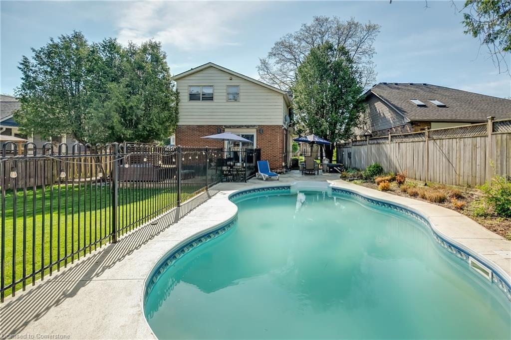 1153 Bellview Street, Burlington, ON - Outdoor With In Ground Pool With Deck Patio Veranda With Backyard