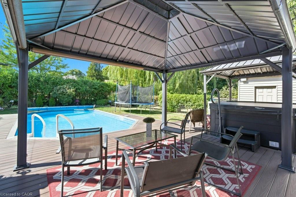 478 East 37Th Street, Hamilton, ON - Outdoor With In Ground Pool With Deck Patio Veranda