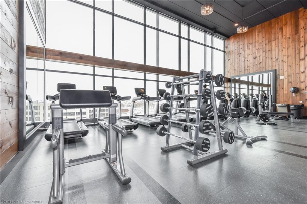 T1-1901-330 Phillip Street S, Waterloo, ON - Indoor Photo Showing Gym Room