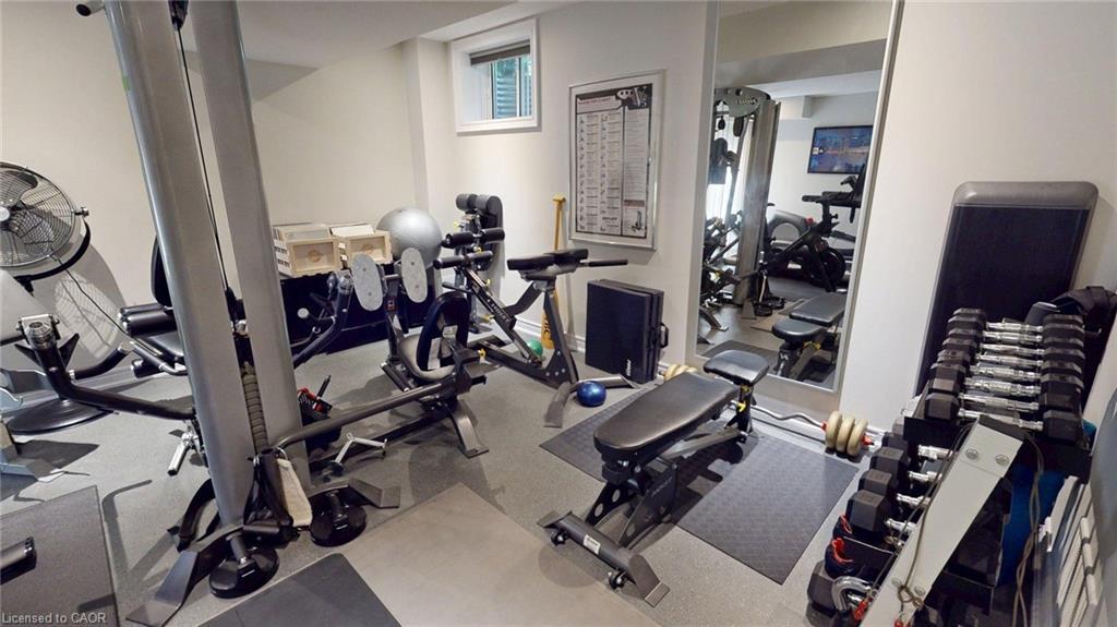 131 Mcpherson Road, Caledon, ON - Indoor Photo Showing Gym Room