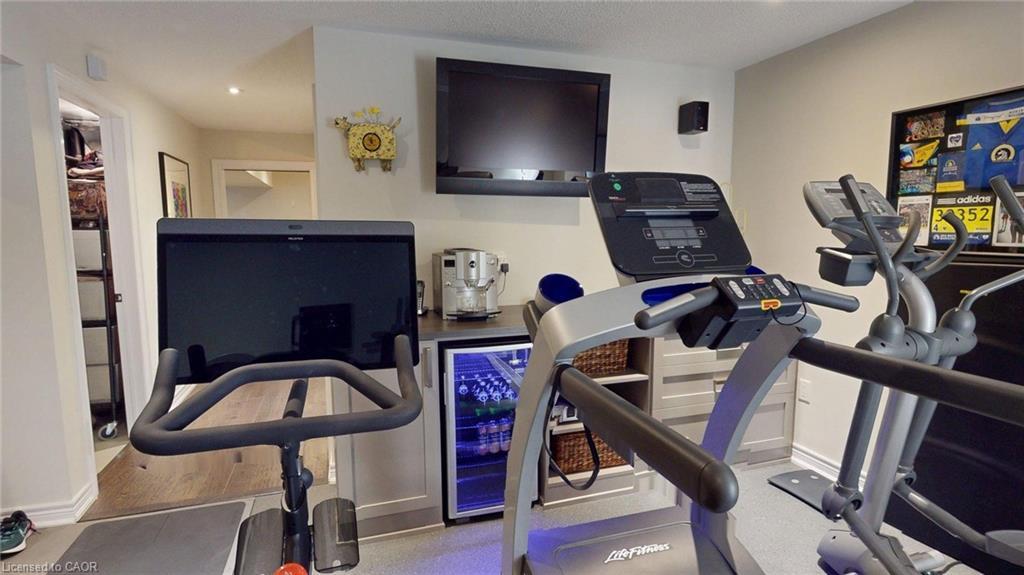 131 Mcpherson Road, Caledon, ON - Indoor Photo Showing Gym Room