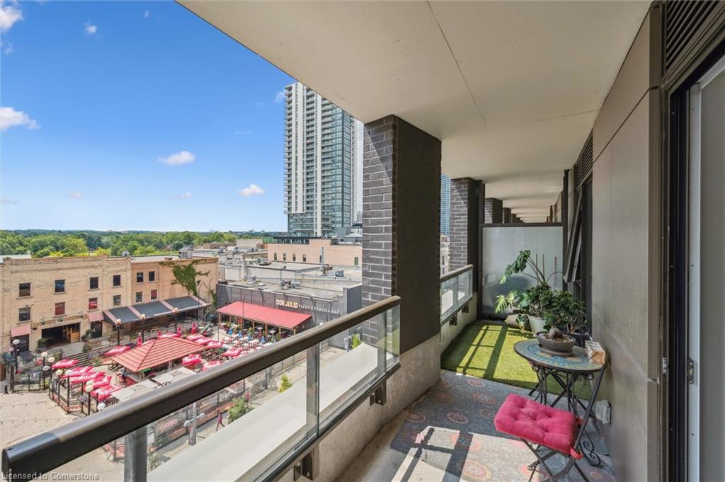323-55 Duke Street, Kitchener, ON - Outdoor With Balcony With View With Exterior