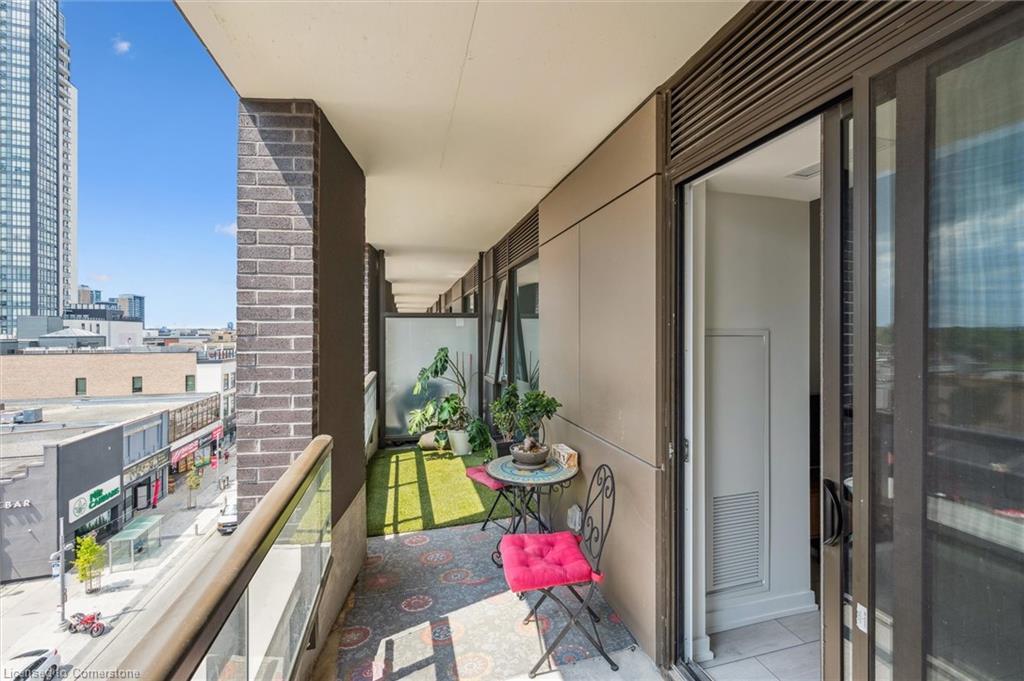 323-55 Duke Street, Kitchener, ON - Outdoor With Balcony With Exterior